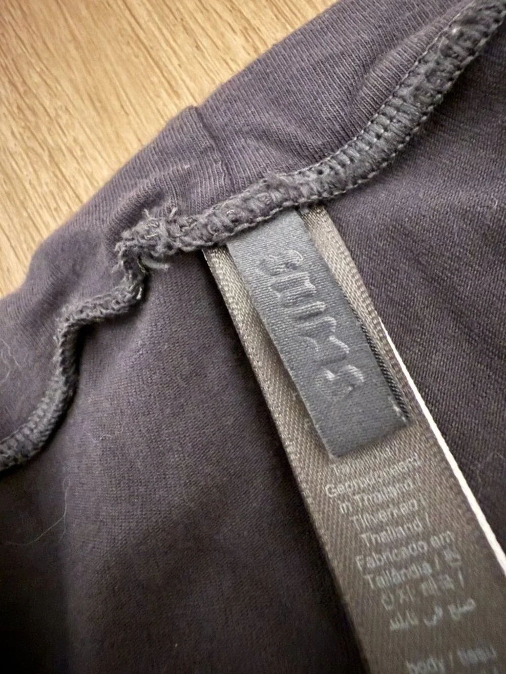 SKIMS Cotton Jersey Foldover Pant (Ash, size M) - Picture 8 of 9